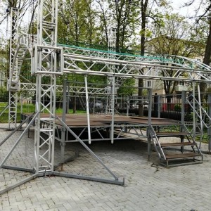 采购可拆装式钢结构舞台及看台全套构件